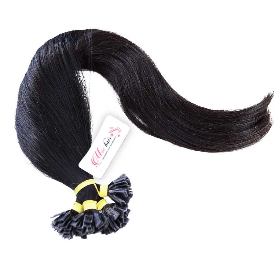 Super Double Drawn Keratin Stick Flat-Tip Remy Human Hair Extensions