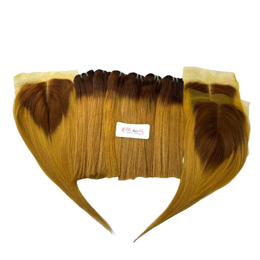 Brown-Ginger-Ombre-Straight-Hair-Bundles