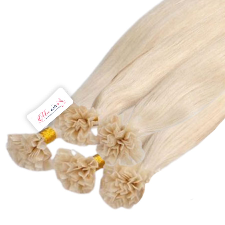 Blonde-Color-V-Tip-Hair-Extension
