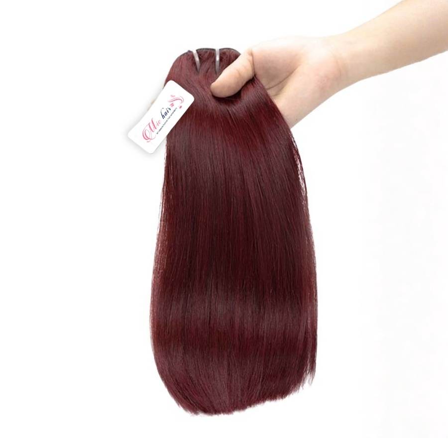 burgundy-straight-vietnamese-hair-bundles-with-frontal