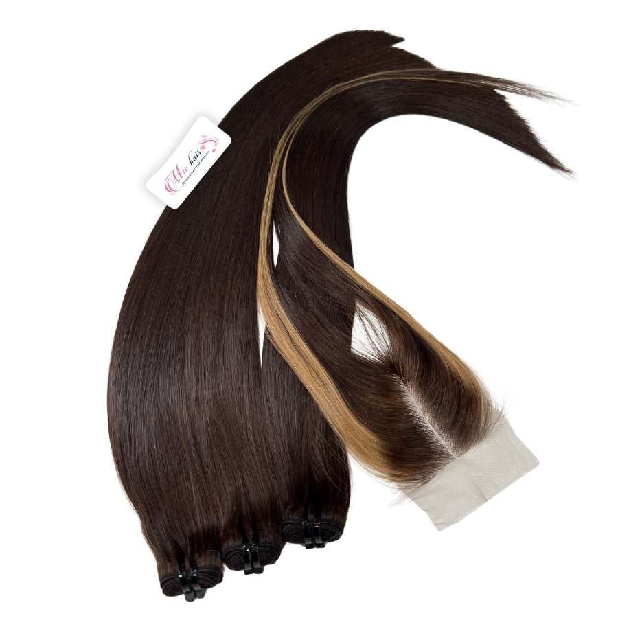 brown-highlight-human-hair-bundles-with-closure