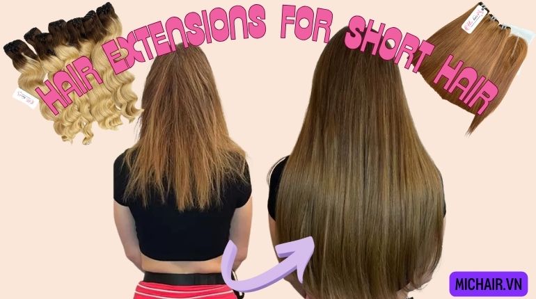 Everything you need to know about hair extensions for short hair
