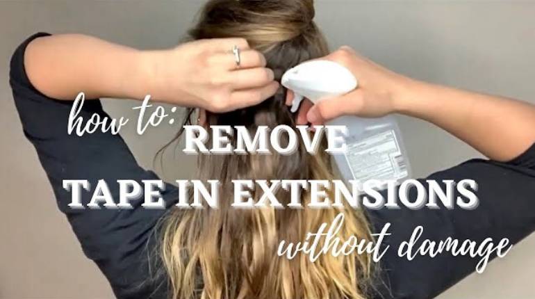 How To Take Out Tape-In Extensions Without Damaging?