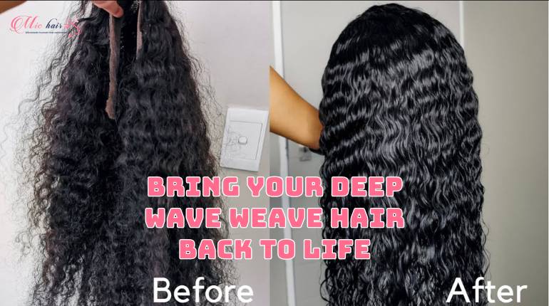 Bring Your Deep Wave Weave Hair Back To Life