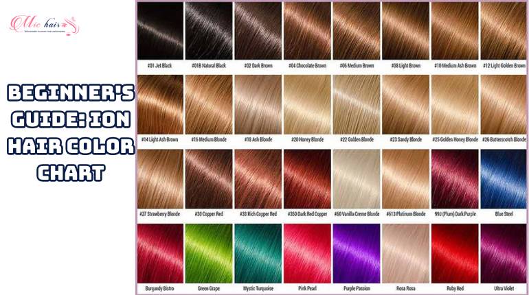 2024 Beginner's Guide: Ion Hair Color Chart