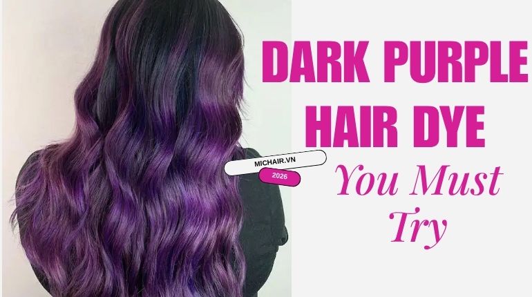 4 Dark Purple Hair Dye You Must Try