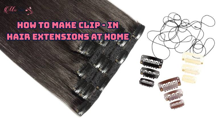 Make Your Own Clip-In Hair Extensions At Home