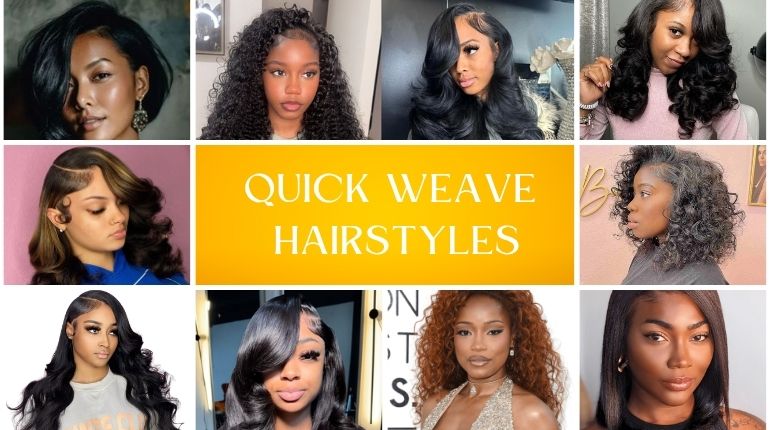20 Quick Weave Hairstyles Inspiration and Ideas