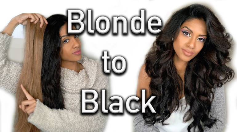 How To Go From Blonde To Black Hair With The Best Technique?