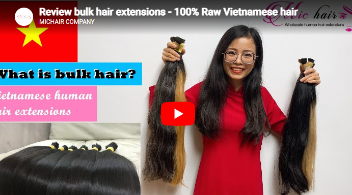 Review bulk hair extensions - 100% Raw Vietnamese hair